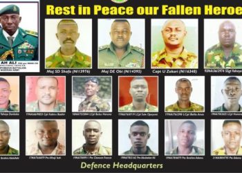 The Nigerian Army Pays Tribute To The 17 Brave Men