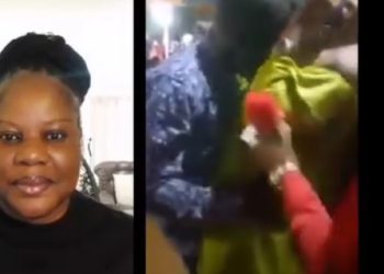 Female Pastor Breastfeeds Male Church Members During Service