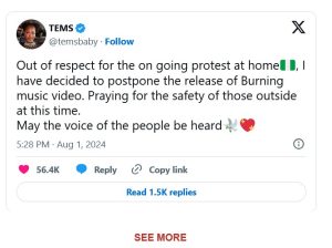 Tems Delays Music Video