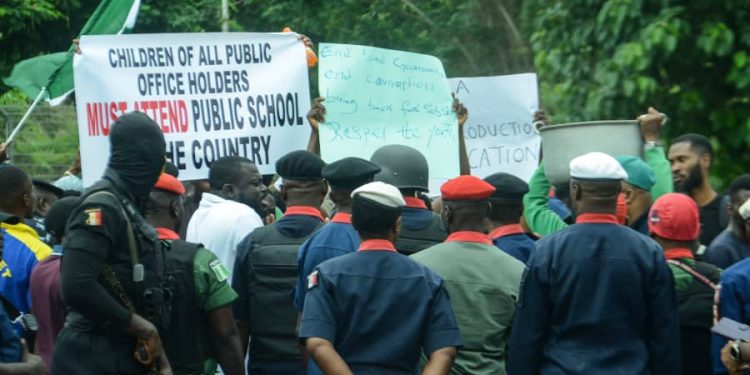 #EndBadGovernance protests in Abuja